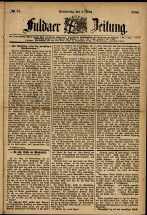 Ausgabe vom Donnerstag, den 04. März 1886.