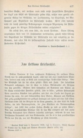 437-454 Aus Bettinas Briefwechsel