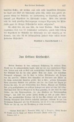 437-454 Aus Bettinas Briefwechsel