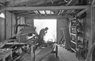 Wallhausen: am Bodensee; Ing. Budig in der Werkstatt