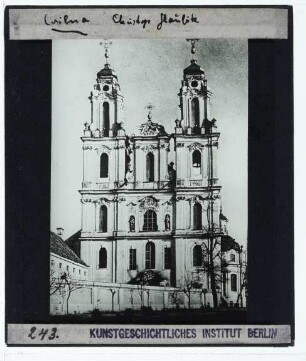Vilnius, St. Katharinenkirche : Außenansicht, Westfassade