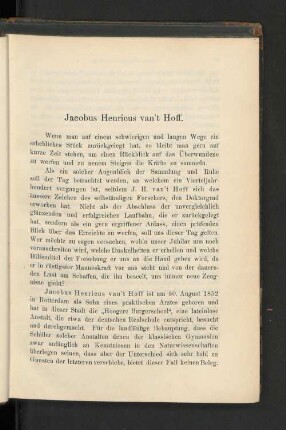 Jacobus Henricus van´t Hoff