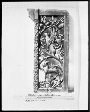 Chorgestühlwange aus der Stiftskirche in Berchtesgaden