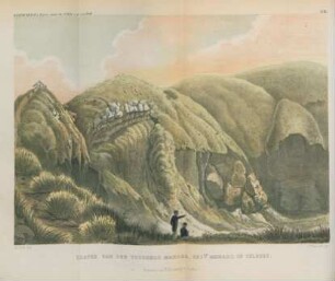 Krater van den vuurberg Mahoba, resie. Menado op Celebes