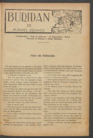 Buridan : Romance heróico