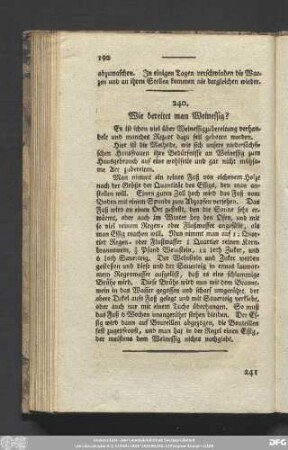 240. Wie bereitet man Weinessig?