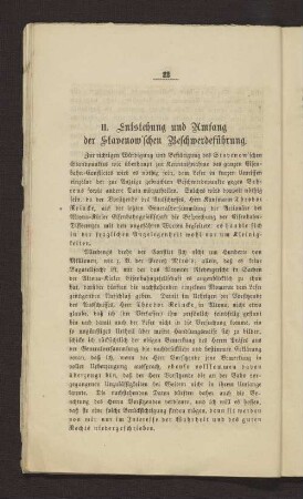 II. Entstehung und Umfang der Stavenow'schen Beschwerdeführung.