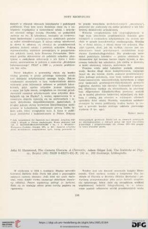 J.H. Hammond, The Camera obscura : A Chronicle, Bristol 1981