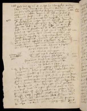 488-492, Anzeige des Werkes in einem Brief an Nikolaus Höniger, Pastor in Haltingen bei Rötteln