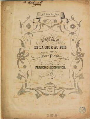 Polka de la cour au bois : pour piano