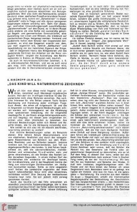 N.F. 11.1931: "Das Kind will naturrichtig zeichnen"