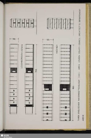 Abb. 81 Typen englischer Maisonnettehäuser (A2)