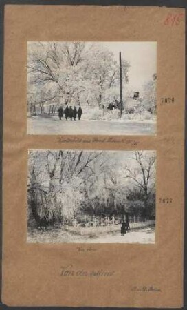 Winterbild aus Brest-Litowsk 1917/1918