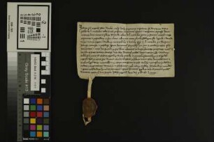 Lörzweiler: Testament des Ritters Conrad v. Lörzweiler, worinnen dem Liebfrauenstift und dem Kloster Engelthal mehrere Äcker vermacht werden
