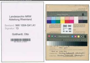 Entnazifizierung Otto Gotthardt , geb. 03.05.1922 (Polizeianwaerter)