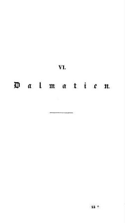 VI. Dalmatien