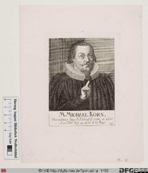 Bildnis Michael Korn
