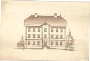 Hoefl, Hans Hugo; Studentenarbeiten - Haus (Ansicht)