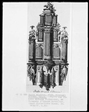 Sankt Blasien, Katholische Pfarrkirche Sankt Blasien, Silbermann-Orgel