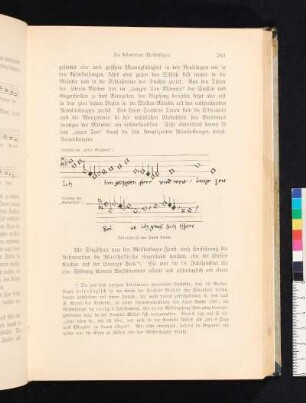 Notenschrift des Hans Sachs