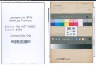 Entnazifizierung Otto Dienstuehler , geb. 00.00.0000 (Strassenbahnfahrer)