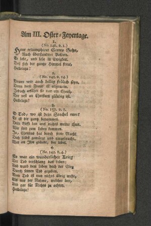 Am III. Oster-Feyertage.