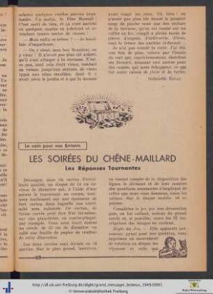 Les Soirées Du Chêne-Maillard.