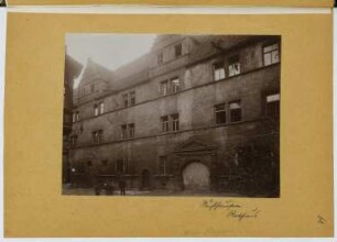 Rathaus, Mühlhausen: Ansicht (aus: Skizzen- und Fotoalbum 24)