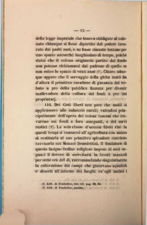 Cenni storici delle leggi sull'agricoltura dai tempi romani fino ai nostri, 2