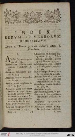 Index rervm et verborvm memorabilivm