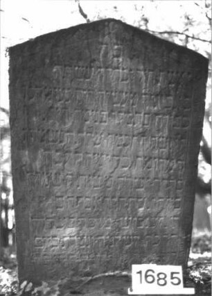 Grabstein 1685