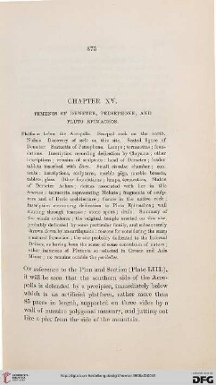 Chapter XV: Temenos of Demeter, Persephone, and Pluto Epimachos