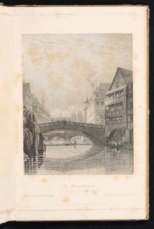 Die Fleischbrücke Vom Schleifersteg Aus. - Fleischbrücke, Nürnberg
