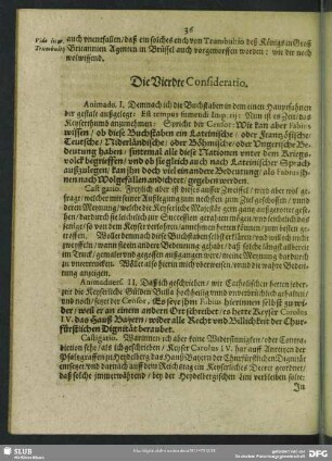 Die Vierdte Consideration