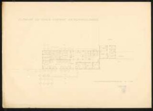 Gasthof, Werbellinsee: Grundriss Erdgeschoss M 1:100