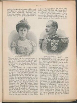 Maud, Königin von Norwegen. Haakon VII., König von Norwegen.