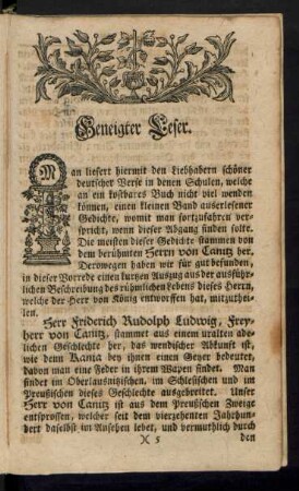 Geneigter Leser