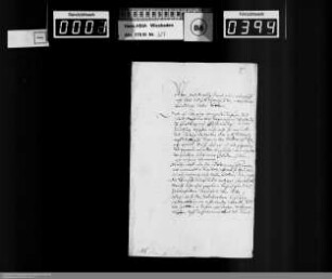 . 1615: Januar 1615 (1.-12.1.)