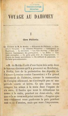 Voyage au Dahomey