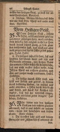 Pfingst-Lieder - Vom Heiligen Geist