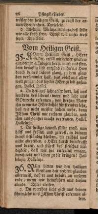 Pfingst-Lieder - Vom Heiligen Geist