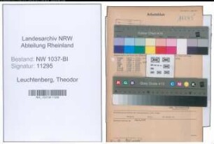 Entnazifizierung Theodor Leuchtenberg , geb. 31.08.1894 (Landwirt)