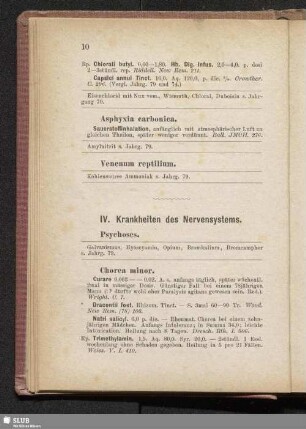 IV. Krankheiten des Nervensystems