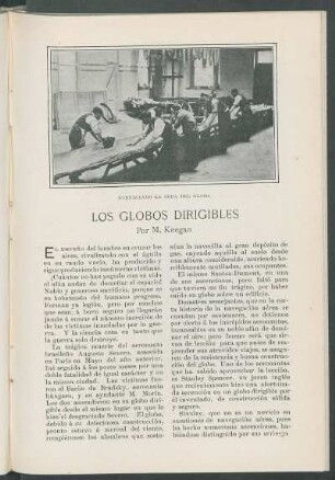 Los globos dirigibles. : [Ilustrado.]