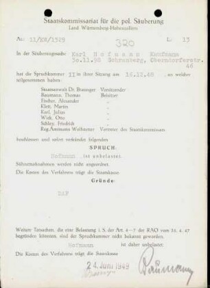 Hofmann, Karl