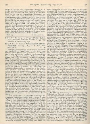 375-377 [Rezension] Rickert, Heinrich, Kulturwissenschaft und Naturwissenschaft