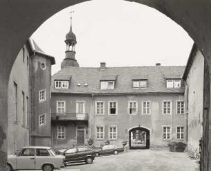 Schloss Wildenfels, Torhaus zum 1. Schloßhof, Hoffront