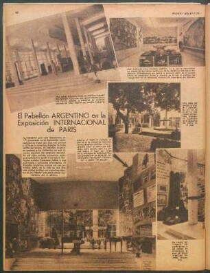 El pabellón argentino en la exposición internacional de París [Fotografías]