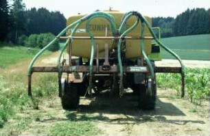 Fotografie: Gülleausbringung, Systemtraktor, Gülletrac selbstfahrend, Güllefass