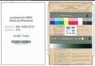 Entnazifizierung Franz Tonath , geb. 06.04.1889 (Bergmann)